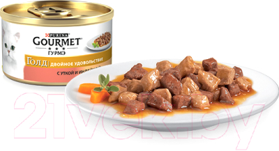 

Корм для кошек Gourmet, Gold с уткой и индейкой