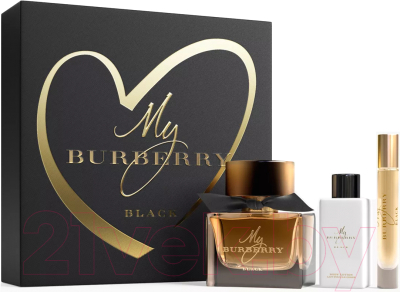 

Парфюмерный набор Burberry, My Burberry Black парфюмерн. вода 90мл+7.5мл+лосьон д/тела 75мл