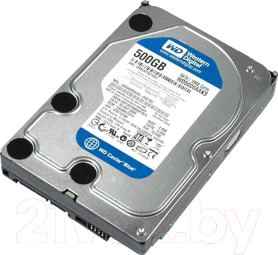 

Жесткий диск Western Digital, Caviar Blue 500GB (WD5000AAKS)