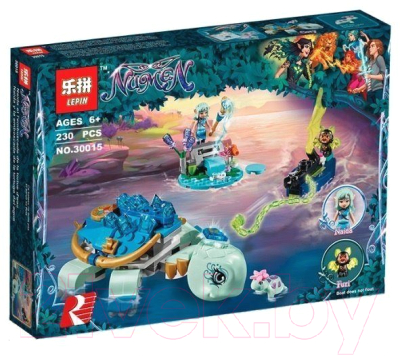 

Конструктор Lepin, Эльфы Засада Наиды и водяной черепахи / 30015