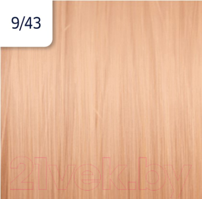 

Крем-краска для волос Wella Professionals, Рыжий, Illumina Color 9/43