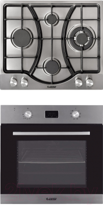 

Комплект встраиваемой техники Exiteq, EXO-205 Inox + PF640STX-E/А