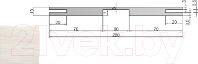 

Добор Olovi, Телескопический 20x220x1