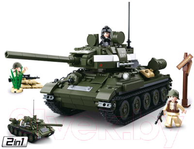 

Конструктор Sluban, Танк с фигурками / M38-B0689