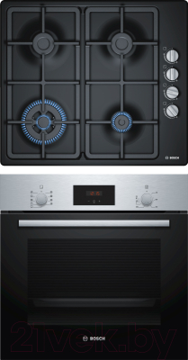 

Комплект встраиваемой техники Bosch, HBF114BS0R + PBH6C6B90R