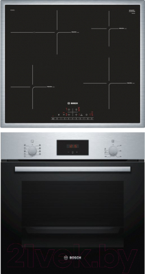 

Комплект встраиваемой техники Bosch, HBF114BS0R + PIF645FB1E