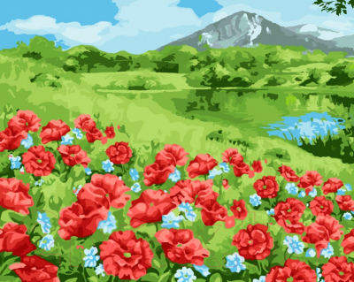 

Картина по номерам Наследие, Маковый аромат / РН-109