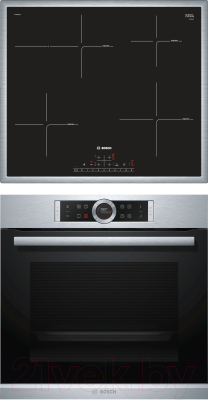 

Комплект встраиваемой техники Bosch, HBG655BS1 + PIF645FB1E