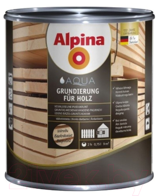 

Грунтовка Alpina, Aqua Grundierung Fuer Holz