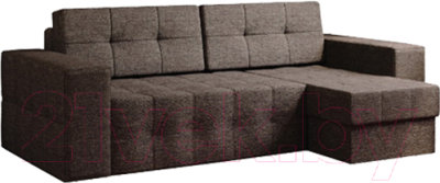 

Диван угловой Настоящая мебель, Гесен НПБ рогожка правый