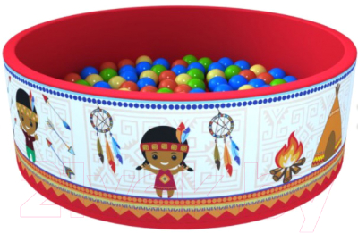 

Игровой сухой бассейн Romana, Индейцы ДМФ-МК-02.52.02