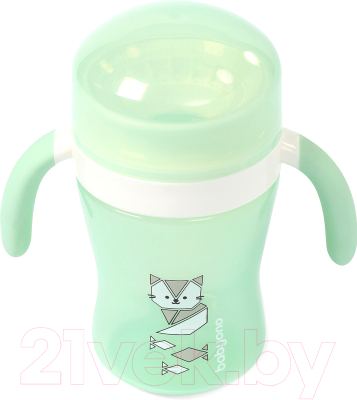 

Поильник BabyOno, С разноцветным рисунком;мятный, 1449/01