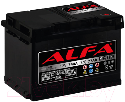 Автомобильный аккумулятор Alfa Battery
