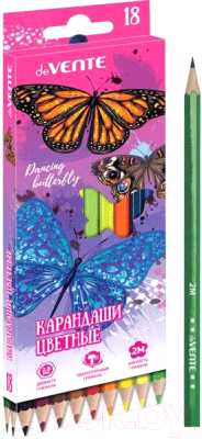 

Набор цветных карандашей deVente, Ассорти, Dancing Butterfly 2М / 5023901