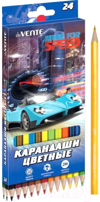 

Набор цветных карандашей deVente, Ассорти, Made for Speed 2М / 5024906