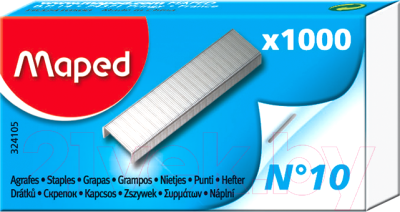 

Скобы канцелярские Maped, №10 / 324105
