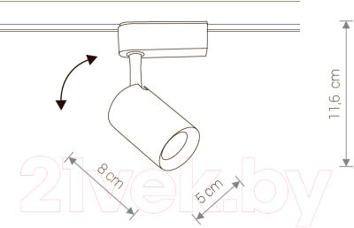 

Трековый светильник Nowodvorski, Profile Iris Led White 7W 3000K 8995