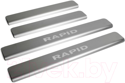 

Защита порогов авто SHERIFF, для Skoda Rapid / N 3915 V1