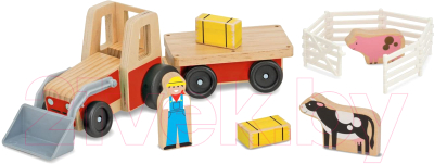

Развивающая игрушка Melissa & Doug, Трактор фермера / 19392