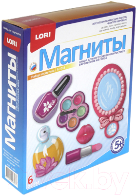 

Набор для творчества Lori, Фигурки на магнитах Набор косметики / М-066