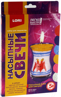 

Набор для творчества Lori, Насыпной воск для свечей. Магия цвета / Нс-002