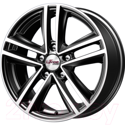 

Литой диск iFree, Катар 16x6.5" 5x114.3мм DIA 60.1мм ET 45мм Блэк джек