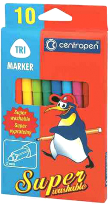 

Фломастеры Centropen, Superwashable Trio / 2570 1001