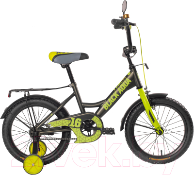 

Детский велосипед Black Aqua, Fishka 14 KG1427 со светящимися колесами