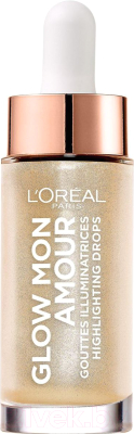 

Хайлайтер L'Oreal Paris, Золотистый, Glow Mon Amour 01