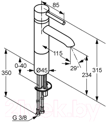 

Смеситель Kludi, Bozz 382960576