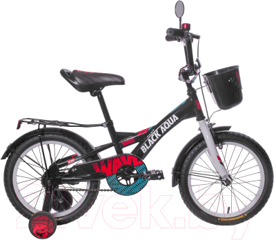 

Детский велосипед Black Aqua, Wave New 14 KG1428 со светящимися колесами