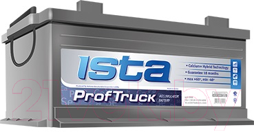 

Автомобильный аккумулятор Ista, Prof Truck L+ / 6СТ-225А