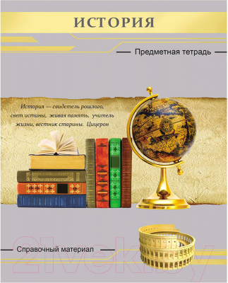 

Тетрадь предметная Проф-Пресс, История Серебро / 48-2645