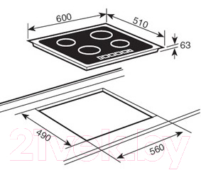 

Комплект встраиваемой техники Teka, HRB 6100 VNS Silver + TT 600