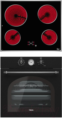 

Комплект встраиваемой техники Teka, HRB 6300 ATS Silver + TT 600