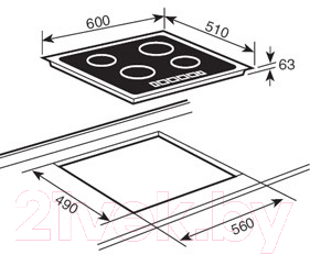 

Комплект встраиваемой техники Teka, HRB 6300 VNS Silver + TT 600