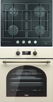 

Комплект встраиваемой техники Teka, HRB 6400 VNB Brass + PAC 60 4G AI AL CI Black