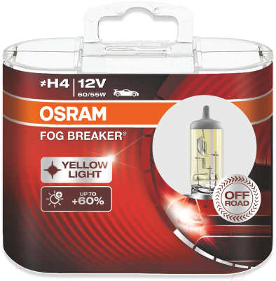

Комплект автомобильных ламп Osram, 9006FBR-HCB