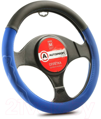 

Оплетка на руль Autoprofi, AP-2022 BK/BL