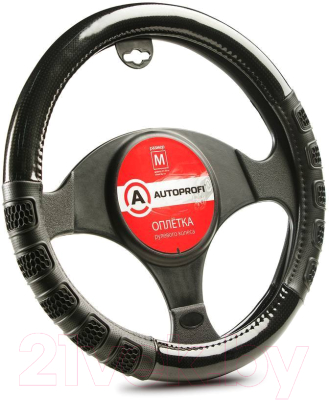 

Оплетка на руль Autoprofi, AP-2051 BK/BK