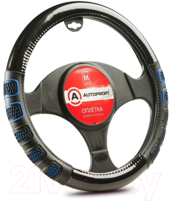 

Оплетка на руль Autoprofi, AP-2051 BK/BL