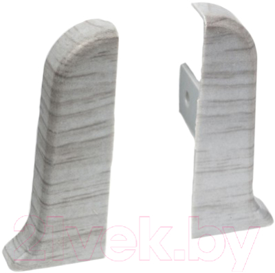 

Заглушка для плинтуса Rico, Дерево средних тонов;дерево с серым оттенком, Leo 102 Ольха Серая