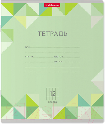 

Тетрадь Полиграфика, Light Rhombs зеленый / 46528