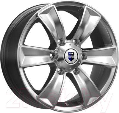 

Литой диск K&K, Тайфун 17x7" 6x139.7мм DIA 106.1мм ET 30мм Дарк платинум