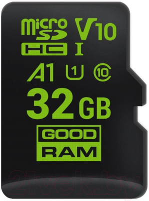 

Карта памяти Goodram, microSD (Class 10) UHS I 32Gb (M1A0-0320R11)