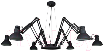 

Люстра Arte Lamp, Ragno A2043SP-6BK