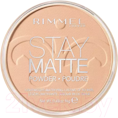 

Пудра компактная Rimmel, Stay Matte Pressed Powder тон 004