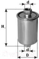 

Топливный фильтр Mann-Filter, WK725/1