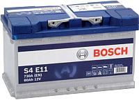 Автомобильный аккумулятор Bosch EFB S4 E11 580500080 / 0092S4E111 (80 А/ч) -