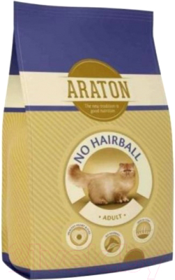 

Корм для кошек Araton, Cat Adult No Hairball Chicken & Beef / ART24293